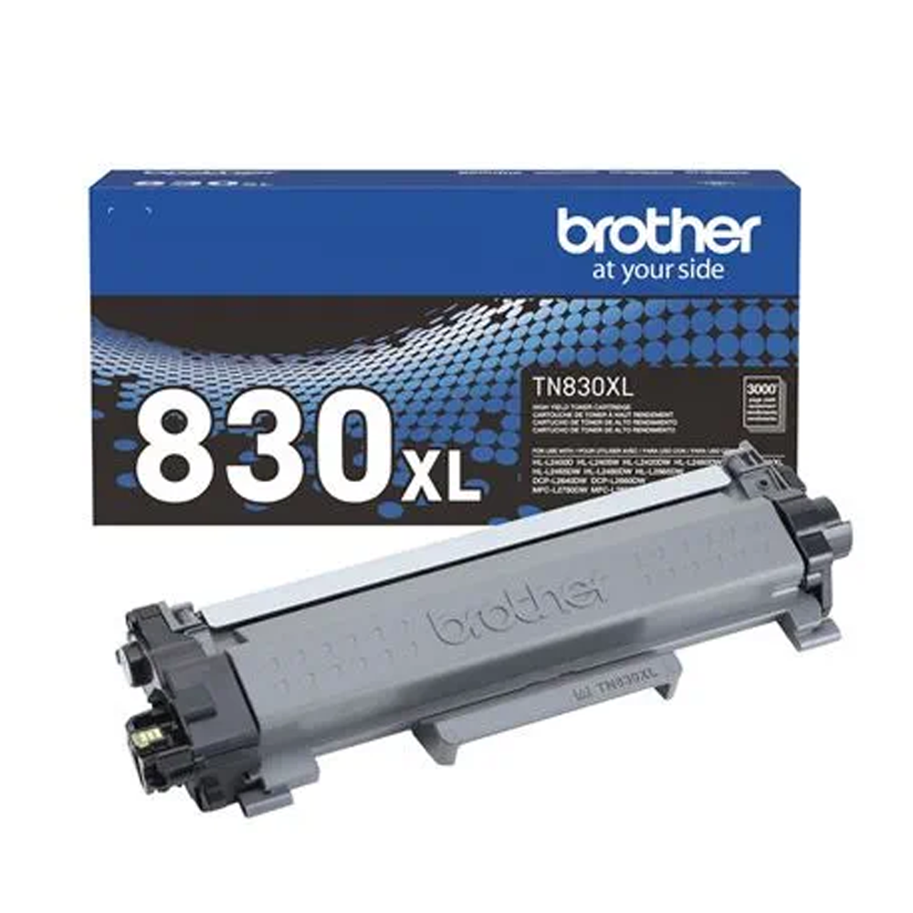 TONER BROTHER (#830XL) HIGH YIELD PARA HL-L2400D/MFC-L2900DWXL/DCP-L2640DW BLACK (TN830XL)