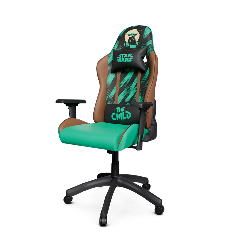 SILLA GAMING PRIMUS STAR WARS GROGU THRÓNOS200S GREEN-BROWN (PCH-S203GR)