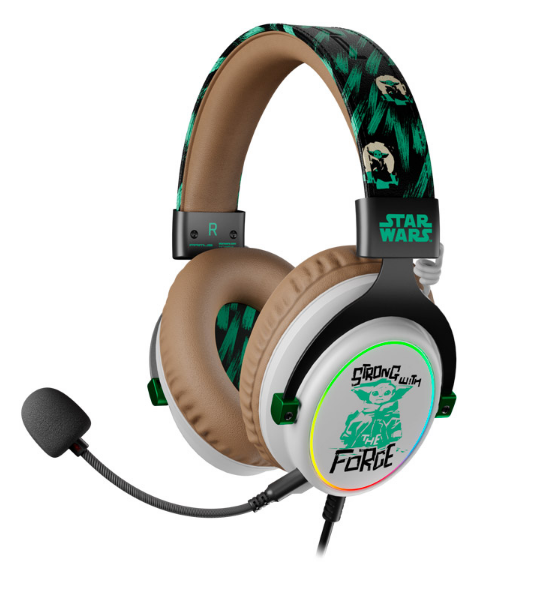 HEADPHONE GAMING PRIMUS ARCUS100T GROGU/RGB/USB/GREEN-BROWN (PHS-S110GR)