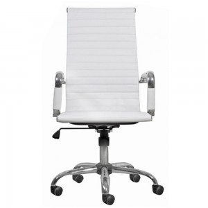 SILLA EJECUTIVA EN PIEL WHITE (CM-F35AS-4)