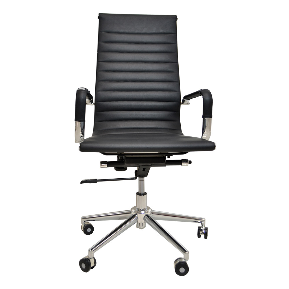 SILLA EJECUTIVA STARKEN EN PIEL BLACK (CM-F35AS-4)