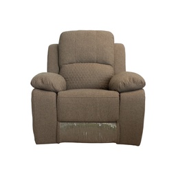 [SOFA104] SOFA RECLINABLE STARKEN PARA 1 PERSONA EN PANA BROWN (MB-R065-1R)