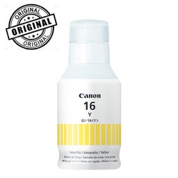 [CAR764] BOTELLA DE TINTA CANON (#16) GI-16 PARA MAXIFY 6010 YELLOW(4420C001AA)