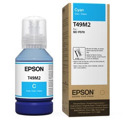 [CAR758] BOTELLA DE TINTA EPSON #T49M2 PARA F170/F570 CYAN 140 ML (T49M220)