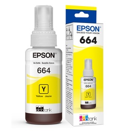 [CAR368] BOTELLA DE TINTA EPSON (#664) PARA L120/L210/L220/L380/L395/L575 YELLOW (T664420)