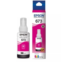 [CAR393] BOTELLA DE TINTA EPSON (#673) PARA L800/L810/L1800 MAGENTA (T673320)