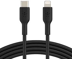 [CAB1750] CABLE BELKIN BOOST LIGHTNING TO USB-C BLACK (CAA003BT1MBK)