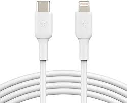 [CAB1751] CABLE BELKIN BOOST LIGHTNING TO USB-C WHITE (CAA003BT1MWH)