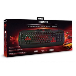 [TEC702] TECLADO GAMING MAXELL CA-KB-1200 ILLUMINATED SPA USB BLACK  (347835)