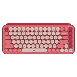 [TEC1293] TECLADO LOGITECH POP MECHANICAL WITH EMOJI-HEARTBREAKER ENG WIRELESS ROSE (920-010709)