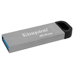 [PEN245] PEN DRIVE KINGSTON 64GB DATATRAVELER FLASH DRIVE USB 3.2 METAL (DTKN/64GB)