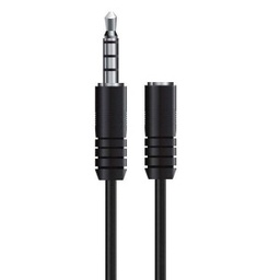 [EXT48] CABLE ARGOM 5FT AUDIO 3.5MM MALE TO FEMALE 3.5MM BLACK (ARG-CB-0038)