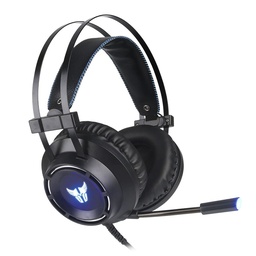 [HEA361] HEADSET GAMING ARGOM COMBAT USB BLACK-BLUE (ARG-HS-2846BK)