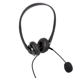 [HEA679] HEADSET BIONTECH STEREO AUDIO 3.5MM BLACK (NET-HS15135)