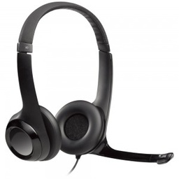 [HEA138] HEADSET LOGITECH H390 CLEARCHAT COMFORT USB BLACK (981-000014)