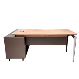 [ESC88] ESCRITORIO EJECUTIVO STARKEN  MELAMINE 1.8M GRAY (VL-D0118)