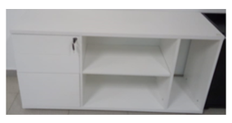 [CRE34] CREDENZA STARKEN MELAMINE WHITE (GS-1312-1)