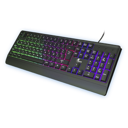 [TEC1317] TECLADO GAMING XTECH CHEVALIER MULTIMEDIA SPA USB BLACK  (XTK-505S)