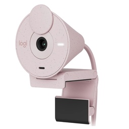 [CAM1003] CÁMARA WEB LOGITECH BRIO 300 SAMR FULL HD 1080P/USB-C ROSE (960-001446)