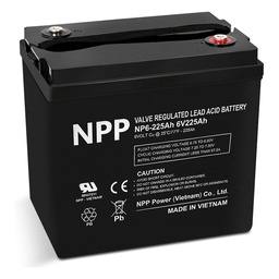 [BAT1267] BATERÍA DE INVERSOR NPP 6V/225AMP LIBRE DE MANTENIMIENTO/AGM (6V225AH)