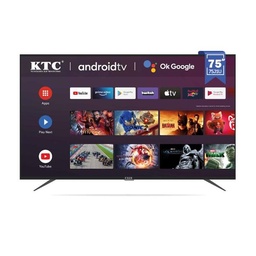 [TV498] TELEVISOR KTC 75" SMART 4K/D-LED/HMDI/USB/ANDROID (75J1U)