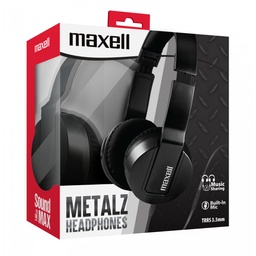 [HEA315] HEADPHONE MAXELL SMS-10 METALZ MID SIZE TUNGSTN (347966)