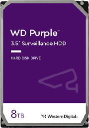 [DID877] DISCO DURO SATA WESTERN DIGITAL 8TB/3.5"/5400RPM/PURPLE (WD85PURZ)