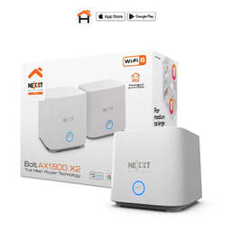 [ROU421] ROUTER NEXXT MESH BOLT AX1800 WIRELESS 1800MBPS 2-PACK(NCM-X1800)(NW231NXT33)