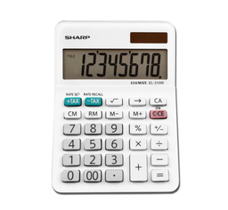 [CAL32] CALCULADORA SHARP 8 DÍGITOS WHITE (EL-310WB) *