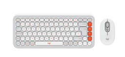 [TEC283] TECLADO/MOUSE LOGITECH POP ICON SPA WIRELESS WHITE (920-013055)