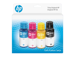 [CAR1034] KIT BOTELLAS DE TINTA HP (#GT52/GT53) MULTI PACK-4 PARA INKTANK 100/300/400 BLACK/MAGENTA/YELLOW/CYAN (9F3N4AL)