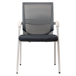 [SIL793] SILLA DE ESPERA STARKEN EN NYLON POWDER COATING WHITE (CDC-214)