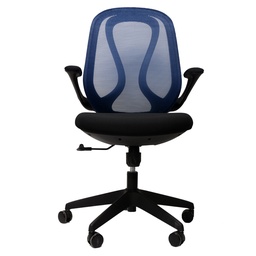 [SIL785] SILLA SECRETARIAL STARKEN EN NYLON BLACK-BLUE (7202A-1)