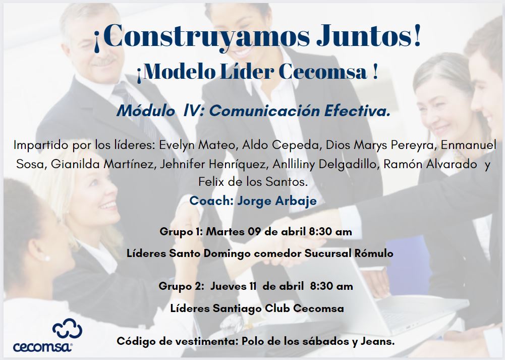 MODELO LIDERAZGO: COMUNICACIÓN EFECTIVA